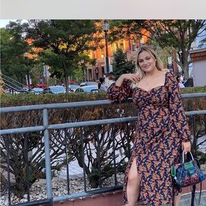 Floral Long Sleeve Dress